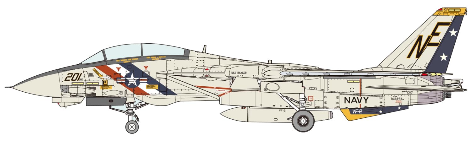 Amazon | ファインモールド(FineMolds) 1/72 アメリカ F-14A トム